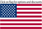 American Cotton  Flag  4 ft x 6ft  on sale