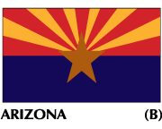 Arizona State Flags on sale, made in the USA