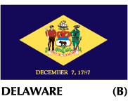 Delaware State Flags on sale, made in the USA
