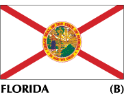 Flordia State Flags on sale, made in the USA