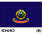 Idaho State Flags on sale, made in the USA
