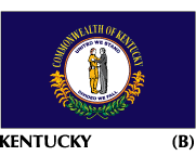 Kentucky State Flags on sale, made in the USA