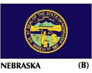 Nebraska State Flags on sale, made in the USA