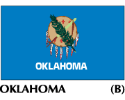 Oklahoma State Flags on sale, made in the USA