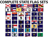 50 STATE FLAG SET  on sale, Made in the USA