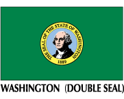 Washington State Flags on sale, made in the USA