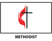 Methodist Nylon Flag