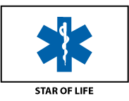Star of Life Nylon  Speciality Flag