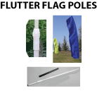 Telescoping Super Flex 15 ft feather flagpole
