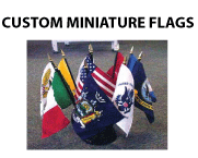 Custom Digital Printed Mini Flags