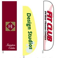Customer Feather Banner flag
