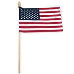 USA STICK FLAG 8 IN X 12 IN ON SALE MADE IN THE USA